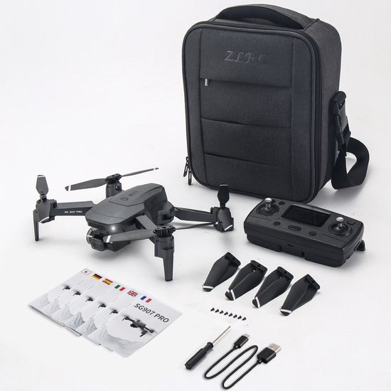 PuroTech SG907 MAX Smart Drone Met 4K Full HD Camera - 50 Minuten Vliegtijd - Inclusief Opbergtas - 3-Assige Gimbal - Professionele Smart Drone - 249 Gram - 1.2KM Vliegbereik