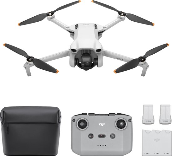 DJI Mini 3 - Drone - Fly More Combo - Met DJI RC-N1 Remote Controller