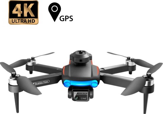 PuroTech Quad Drone Full HD 4K Camera - 45 Minuten Vliegtijd - Obstakel Ontwijking - Inclusief 3 Accu's - Geen Vliegbewijs Nodig - Geschikt voor Kinderen / Volwassenen - Cadeau Kerst & Sinterklaas