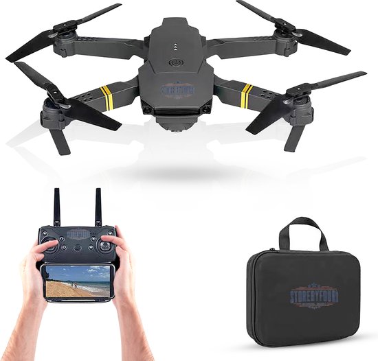 Storebyfour.com® Mini SE Drone met camera incl. opbergtas - Quadcopter Drone - Inklapbare Drone 4K HD - Volwassenen - Buiten