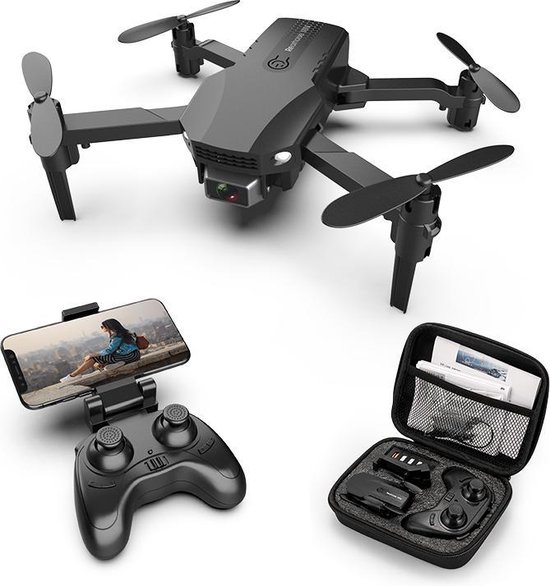 Xorizon XZ3 MINI Drone - 4K camera - Werkt met iOS en Android - Gratis App - Inclusief 2 accu's - Drone voor binnen