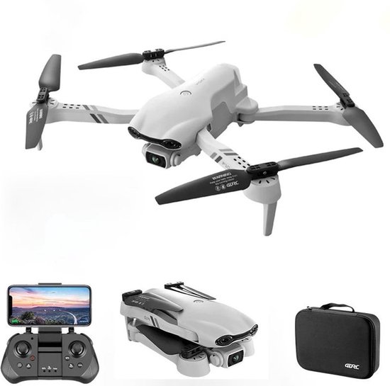 F10 Drone met HD Camera - Quad Drone - Wifi - Brushless motoren - Drone met Camera - Drones - Inclusief extra Accu & Opbergtas