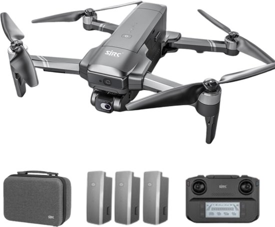 Beyondsky F22S Professionele 4k Drone - 3,5 km Bereik - Kan Automatisch Volgen & Circuleren - Met Obstakelontwijking - Inlcusief 3 Batterijen & Opslagtas