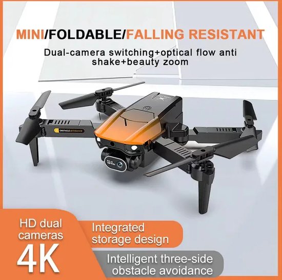 F191 Mini Drone 4k Met dual camera en 50X ZOOM