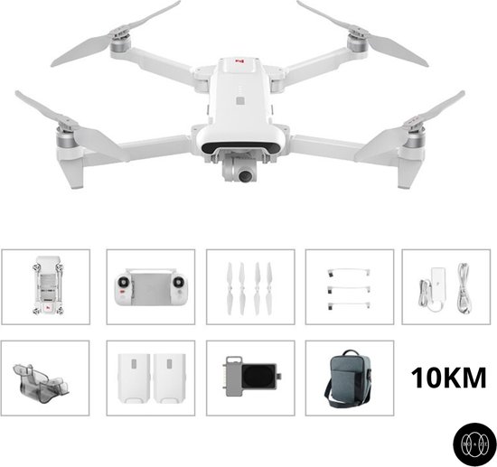 Boze® 4K Drone - Drone Met Camera - Drone Met 4K Camera - 4K/10KM/2 Batterijen