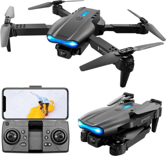 CB-Goods Drone met 4K Camera | Drone met Camera voor Buiten/Binnen | Mini Drone | Drone voor Kinderen/Volwassenen | Tiktok | Inclusief Opbergtas | Zwart