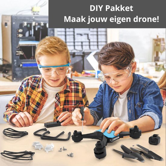 CB-Goods DIY Drone met HD Camera - Drone met Camera voor Buiten/Binnen - Educatief en Leerzaam - Drone voor Kinderen/Volwassenen - Tiktok - Doe-Het-Zelf - Zomerspeelgoed - Verjaardagscadeau
